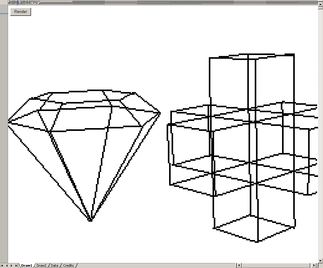 Excel 3D Rendering